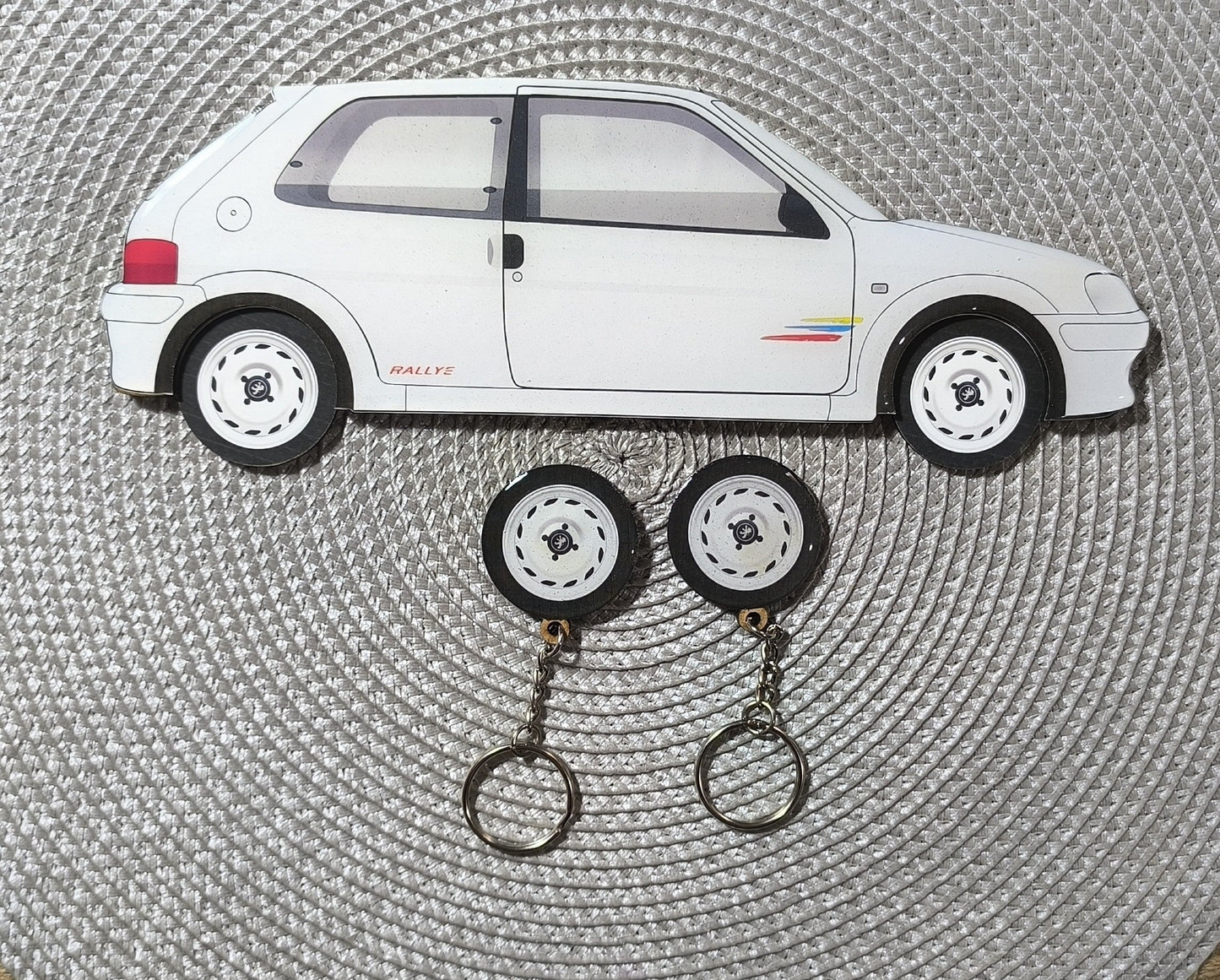 Cuelga llaves 106 rallye