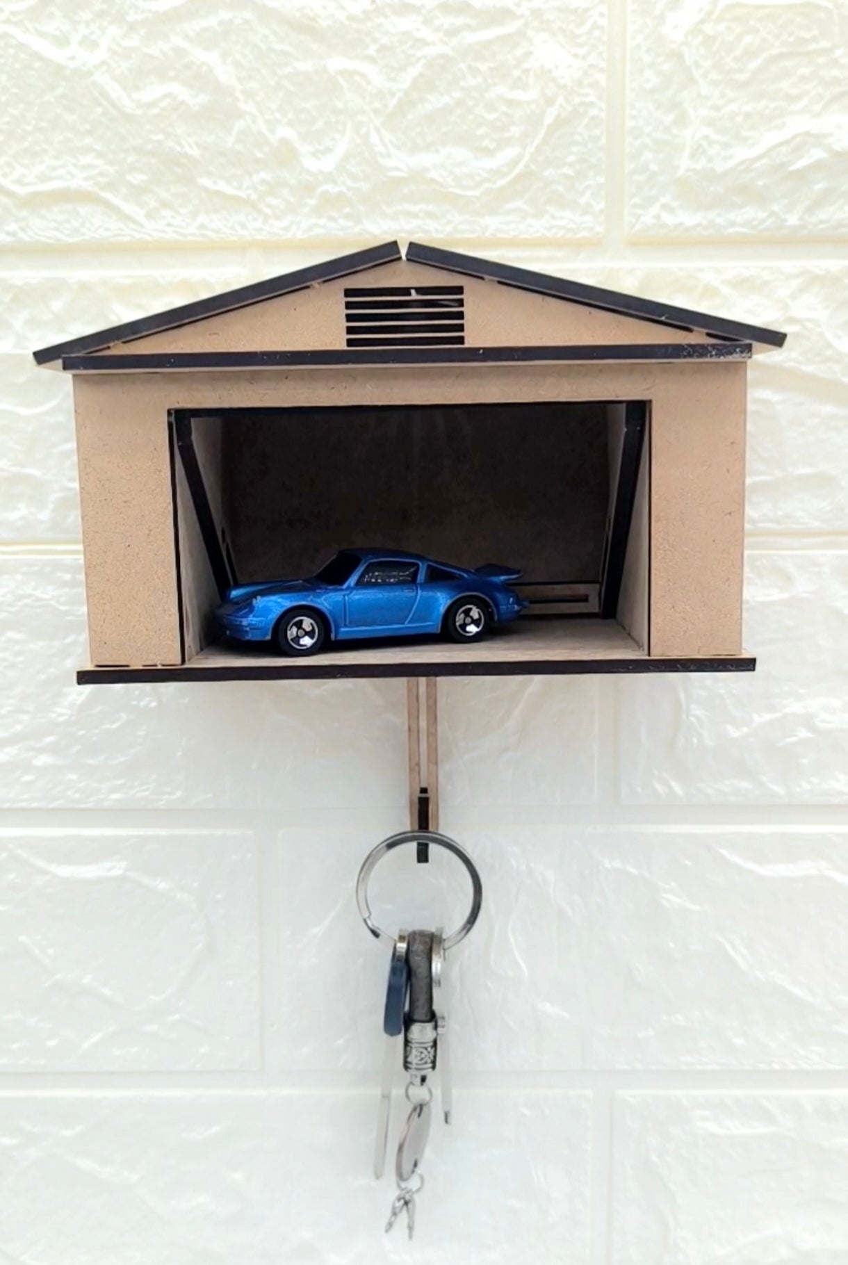 Soporte para Llaves con Forma de Garaje