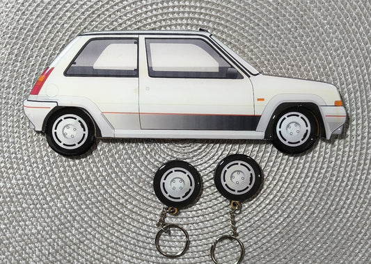 Cuelga llaves Renault 5 Gt Turbo
