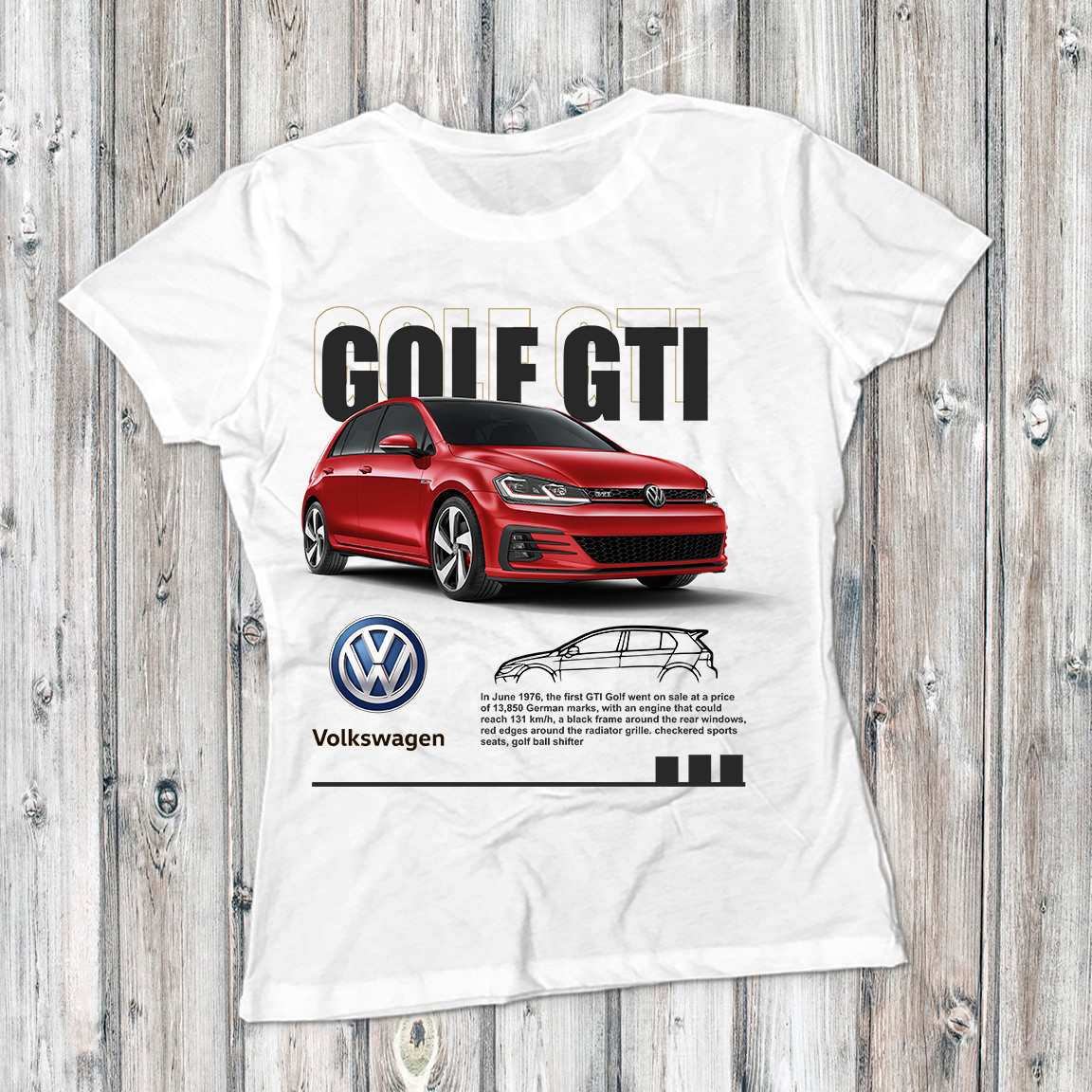 Camiseta Golf GTI